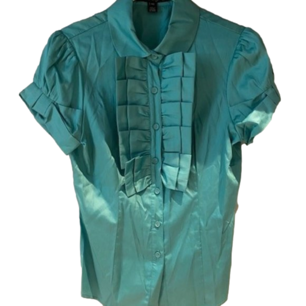 Sandra Angelozzi Teal Top